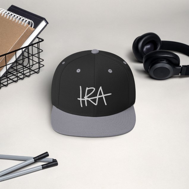 Ira snapback lippis Black Silver