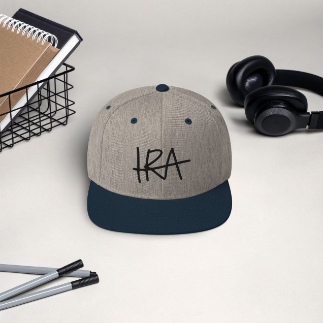 Ira snapback lippis Heather Navy