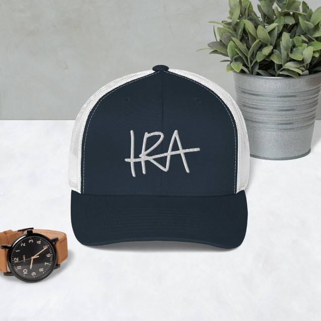 Ira trucker lippis Navy White